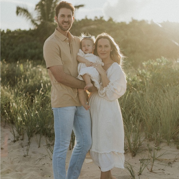 Mommy & Mini matching CREAM dresses - Picture 5 of 5